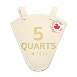 The Felt Store Wool Maple Syrup Filter Cone - Heavy Duty Filter for Clearing Sediment, Easy to Mount & Hang, Reusable Maple Syrup Strainer and Filter