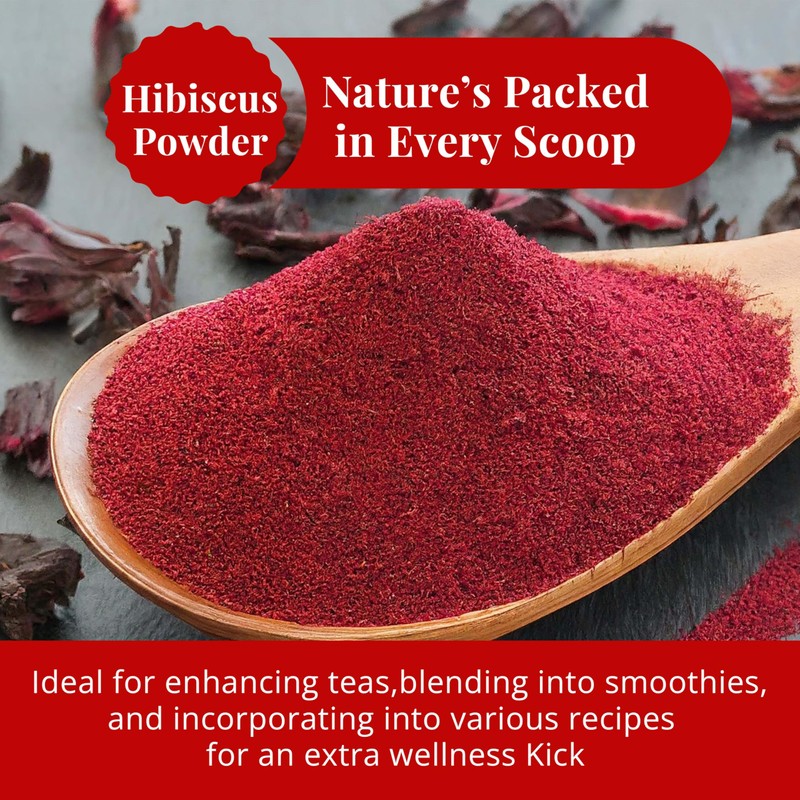 Akshit Natural Hibiscus Flowers, Dried Edible Flowers/Petals, 5.2oz, Flor de