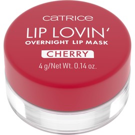 Catrice | Lip Lovin’ Overnight Lip Mask | Light Pink Tint, Shea Butter, Cherry Oil, & Vitamin E | Vegan, Gluten Free, Cruelty Free (020 | Cherry Pop)