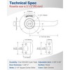 Polar Tangro Privacy Indicator Handle Door Lock - Occupied Door