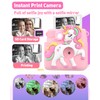 Kids Camera Instant Print with Silicone Cover, Creative Gifts for