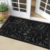Bulijojo Front Door Mat Entrance,Durable Heavy Duty Welcome Mat,Thick Absorbent