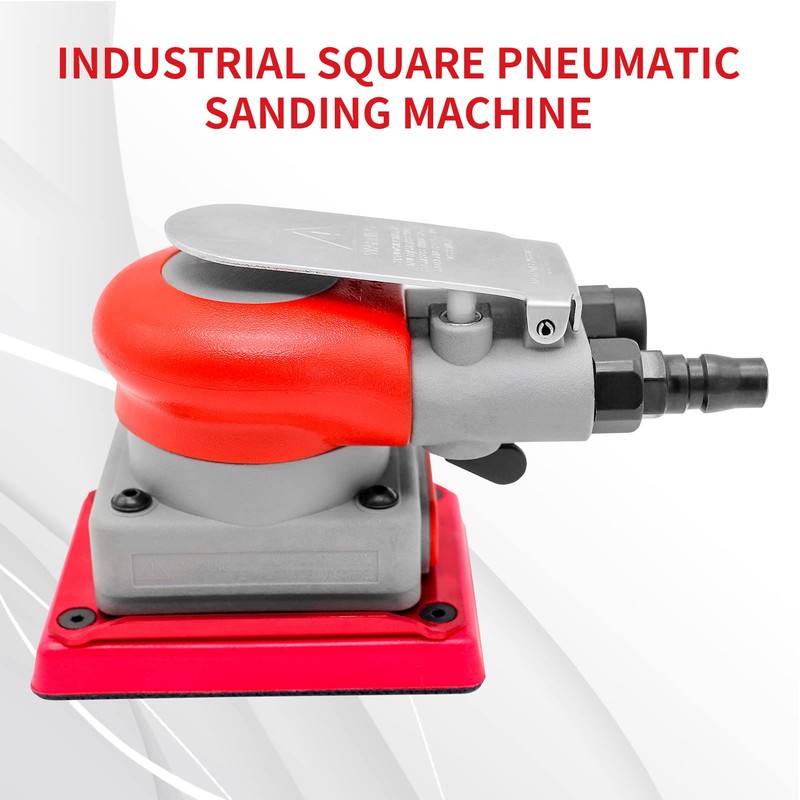 DATOUBOSS Random Orbit Sander Square Pneumatic Palm Air Sander for