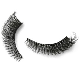 Clear Band Eyelashes Russian Volume Fluffy Strip Lashes 10 Pairs Natural Wispy D Curly False Eyelashes Look Like Extensions (HTZ7)