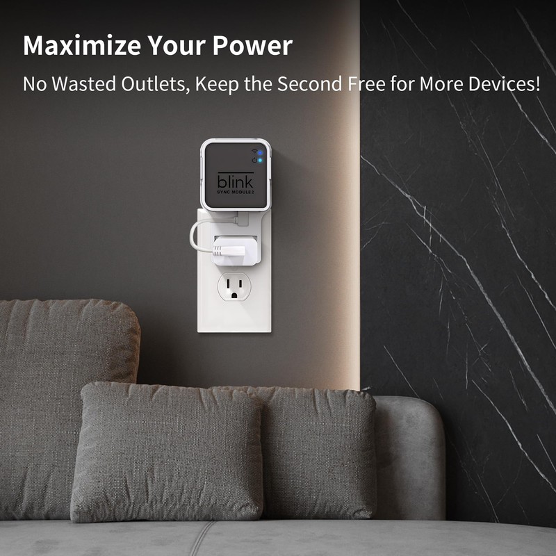 256GB USB Flash Drive & Wall Mount for Blink Sync