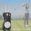 Middletown Outdoors Golf Divot Tool with Magnetic Ball Marker, Multifunctional