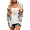 Camisunny - Cárdigan de gasa para mujer, estilo kimono con