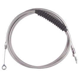 Motion Pro 66-0380 Stainless Braided +8" Clutch Cable for 2006-2011 Harley-Davidson Sportster XL1200L