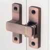 Sliding Door Latch Lock (Bronze) Slide Bolt