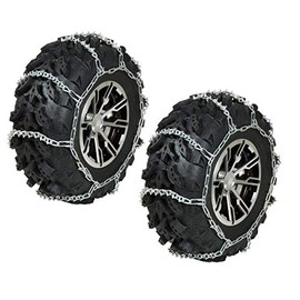 Raider, REAR ATV Tire Chains V-Bar Pair compatible with 2004-2008 Honda TRX450R & TRX450ER Sportrax 450