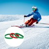 lasuroa 32 pcs Ski Brake Retainers, Ski Straps Snowboard Binding