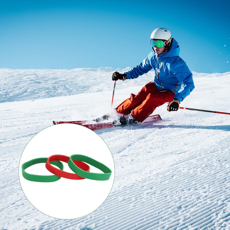 lasuroa 32 pcs Ski Brake Retainers, Ski Straps Snowboard Binding