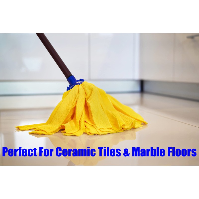 Microfibre XL Fringe Mop Head for Speed Cleaning Kitchen &
