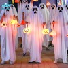 Morytrade Ghost Poncho, Cosplay, Ghostly Halloween Cloak, Just Put On,