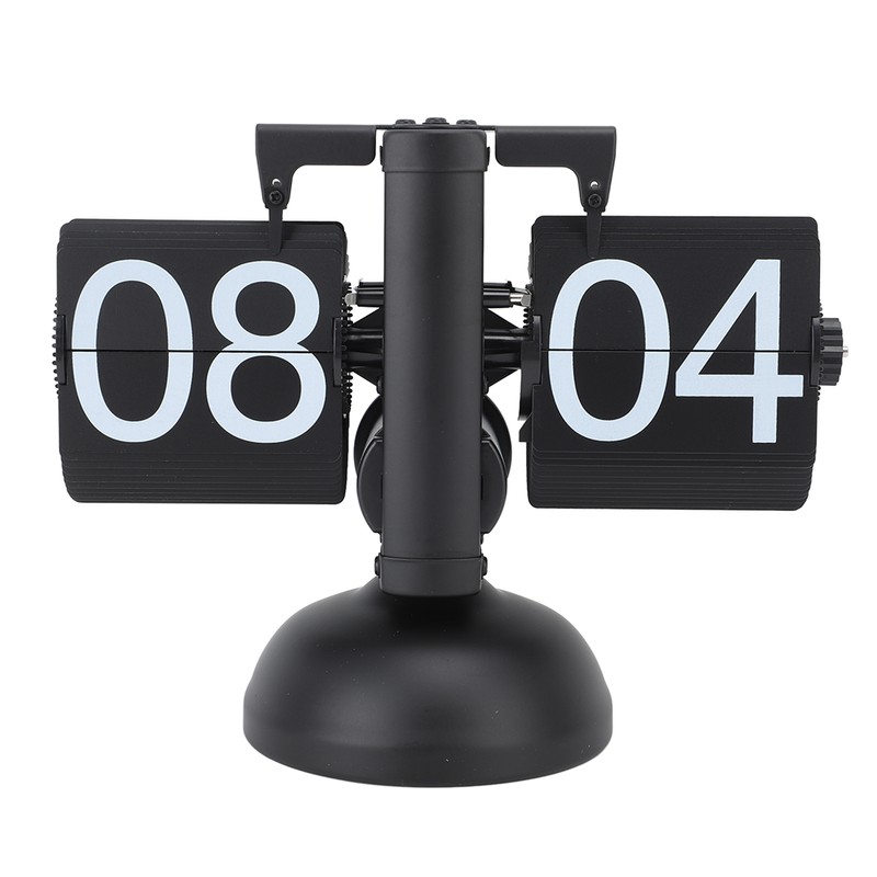 Flip Clock Large Number Battery Powered 304 Stainless Steel Tabletop