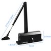 Onarway Adjustable Automatic Size 3 Spring Hydraulic Door Closer/Closure Aluminum