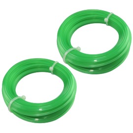 AERZETIX - C49967 - Set of 2 spools replacement square wires 2 mm x 10 m for lawnmower/trimmer - rope/spool for brush cutter - nylon cord - plastic - green