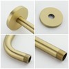 SWHYGER Stainless Steel Shower Head Extension Arm Wall Mounted Rainfall