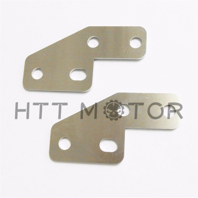 HTTMT H1730- Stainless Bagger FL Rear Fender Grab Bar Eliminator Brackets Compatible with Harley Touring
