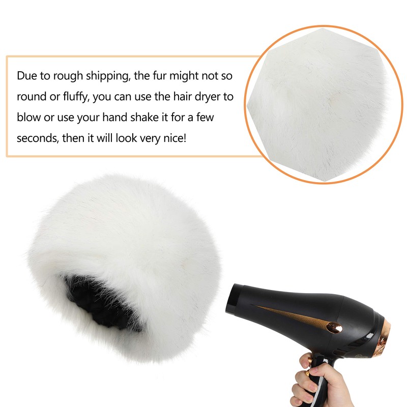 Soul Young, Women's Faux Fur Hat, Winter Hat, Warm Soft