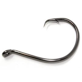 Phoxinus Circle Hooks - Freshwater and salt water fishing hooks - Ideal for Pike Cod Bass Pollock Conger Tope and more - Course and sea fishing tackle (Pack of 10 Hooks, 4/0)