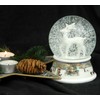 Snow globe deer white | base nostalgic winter landscape |