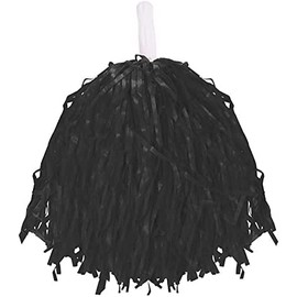 Cheerleader Pompoms for Kids and Adults Black