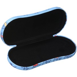 Pearl JT-73 092371 Eyeglass Case, Blue, Cat, Hard, Cat Pattern