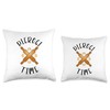 PIEROGI TIME Cute Pierogi With Rolling Pin Poland Gift Throw