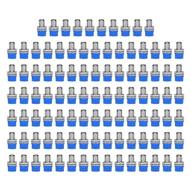 100Pcs 4mm Banana Plug Socket Binding Post Wire Connector Terminal