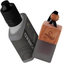 Creed Gift Set with Refill Bottle | Perfume Inspired Car Fragrances | Strong Car Freshener with Odour Eliminator Technology | Creed Automotive Freshener by Perfa