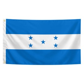 Honduras Flag 3x5 Ft with Brass Grommets and Double Stitched Flag Vibrant Colors for Indoor Outdoor Party Decorations Bar Garden Street Decoration