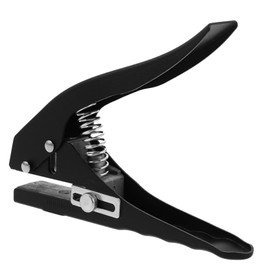 Zerodeko Hole Punch 1 Hole Punch Office Supplies Stainless Steel Black