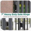 Riyhch Heavy Duty Gate Hinge 7 inch, Black Outdoor Bolt