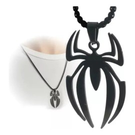Collar Colgante De Acero Inoxidable De 60 Cm Con Diseño De Araña Para Hombre Y Mujer, Alta Calidad, Diseño Personalizado Y Moderno, Regalo Duradero De Moda