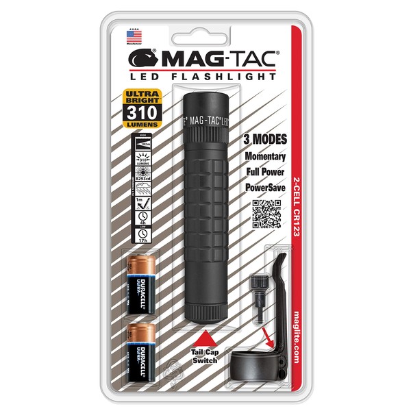 MAG-LITE SG2LRE6 Magtac LED Plain Bezel Black