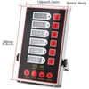 Commercial Kitchen Timer with 6 Channels, Professional LED Digital Timer