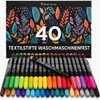 40 Textile Pens Machine Washable - Textile Paint Machine Washable