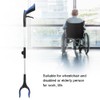 Blue Foldable Long Pick Up Reacher Grabber Helping Hand Tool