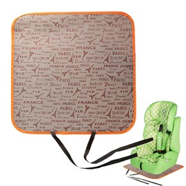 MWUMRCM Child Seat Pad, Suitable Seat Protector, Car Seat Pad, Car Seat Protection Function, Car Seat Protector, Car Seat Protector (Light Brown)