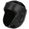 KIMISS Boxing Helmet PU, Head Guard Sanda Kickboxing Leather Adjustable