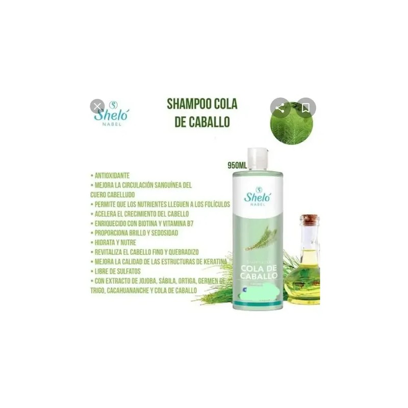3 Shampoo Cola De Caballo Crecimiento/ Cabello Largo +regalo