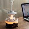 UFO Raindrop Humidifier with Colorful Lights Remote Control Timing Humidifier