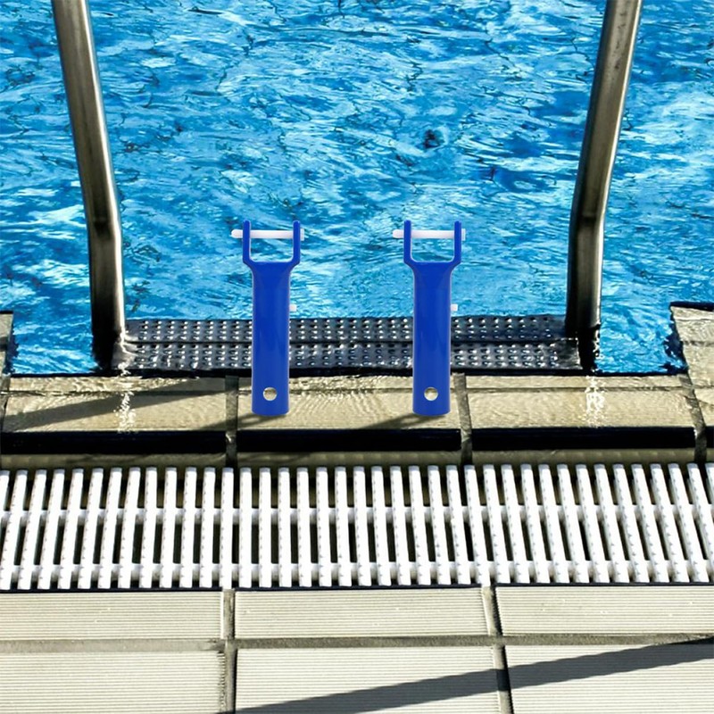 Kisangel Durability Efficiency 5pcs Pool Vacuum Replacement Handles V-Shaped Clips