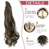 FELENDY 18" Ponytail Extension Small Claw Clip Curly Ponytail Hair