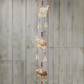 Hanging Bells Beads Wind Chimes (Elephant)
