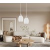 Glassland Pendant Lighting, 1 Light Mini Pendant Light in Brushed