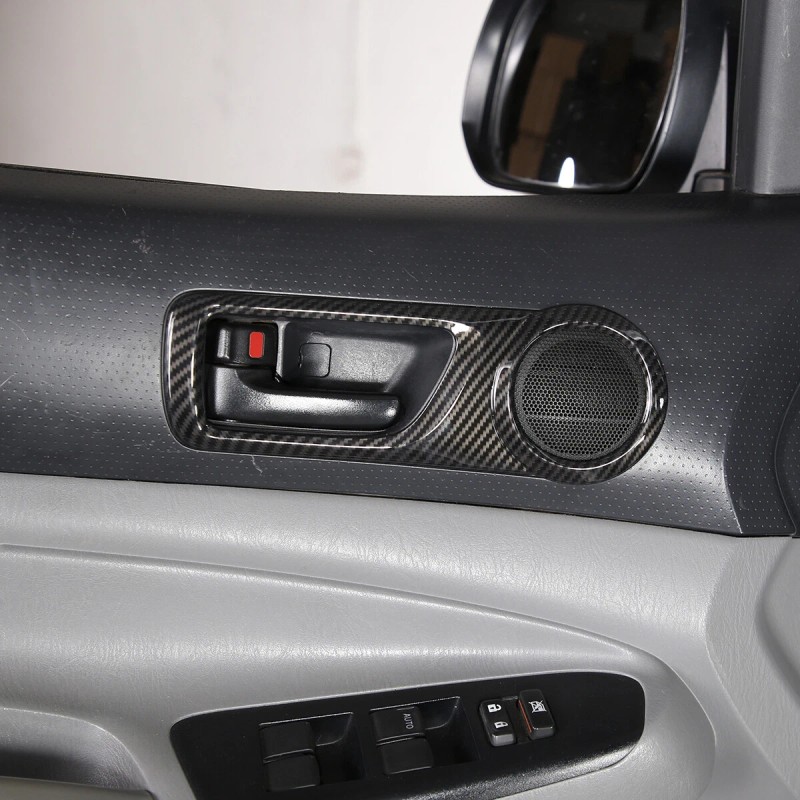 momocar ABS Carbon Fiber Door Inner Handle Bowl Frame Trim
