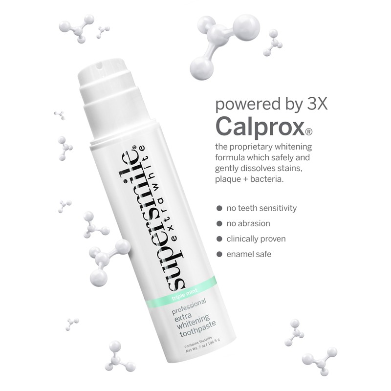 Supersmile Extra White Triple Mint Whitening Toothpaste Pump – Professional