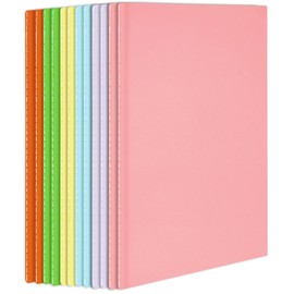 DWIYITTN 12 Pack A5 Blank Notebooks for Kids, 8.5x5.5" Journals Bulk 60 Pages(30 Sheets) Small Sketchbook Drawing Notebook Bulk Students Office School Travel Writing (2Pcs x 6 Assorted Colors)